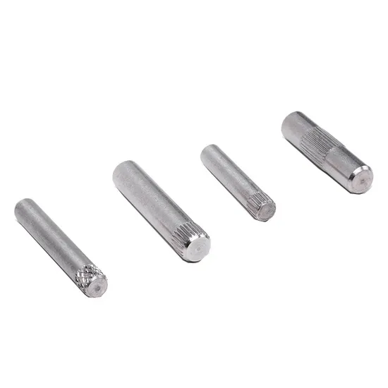 Hinge Column Straight Stainless Steel Pin Knurled Cylindrical Dowel Pins